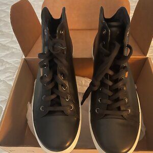 ECCO Women's Soft Fashion Leather Sneaker Boot EU41 , US10//10.5